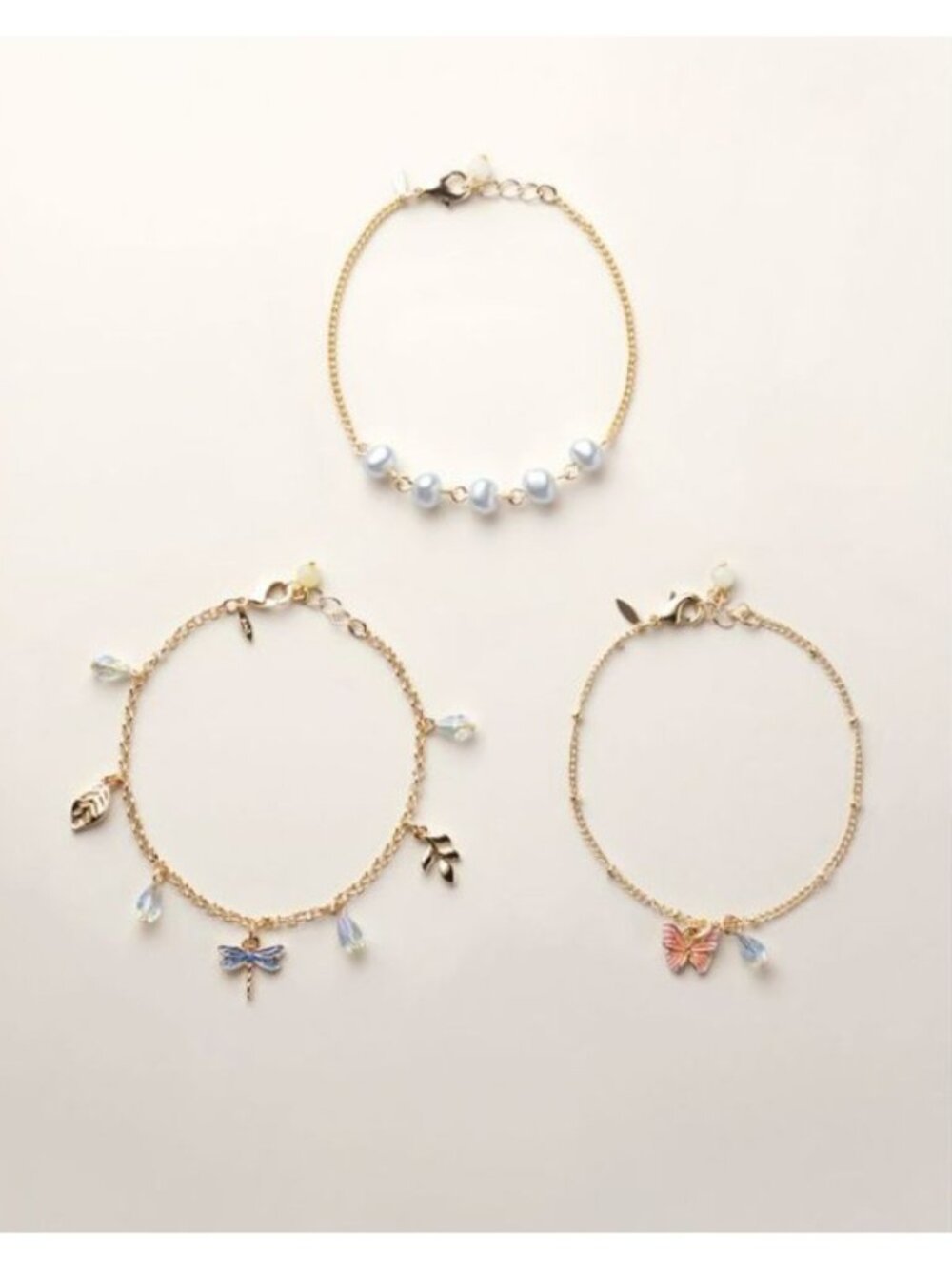 Avon Studio 1886 Charmed By Nature Bracelet Set-New With Tags